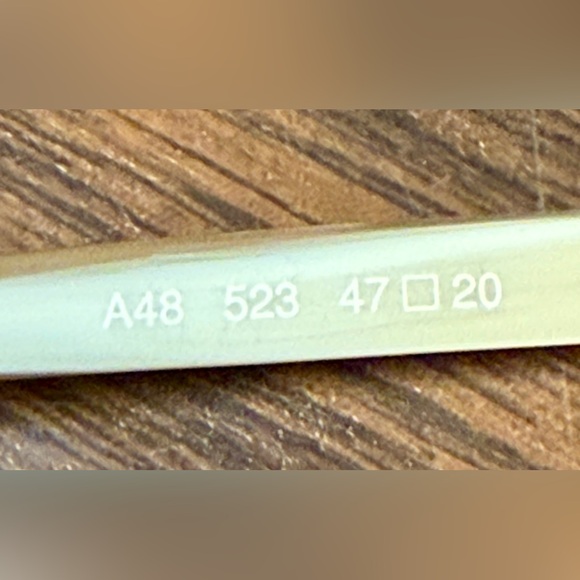 Francois Pinton eyeglass frames.  Antiqued brass frames with ivory temples. - Picture 5 of 5